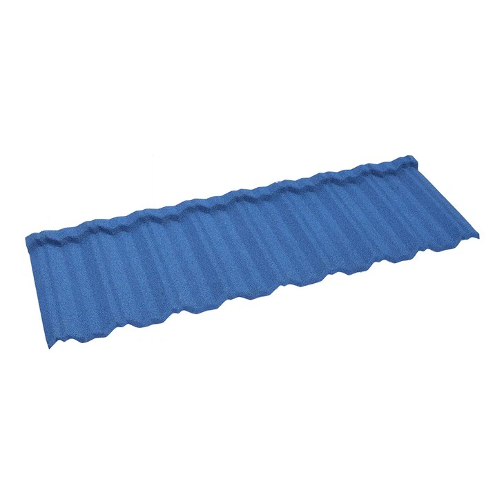 Colored Classic Stone Coated Steel Roofing Tile